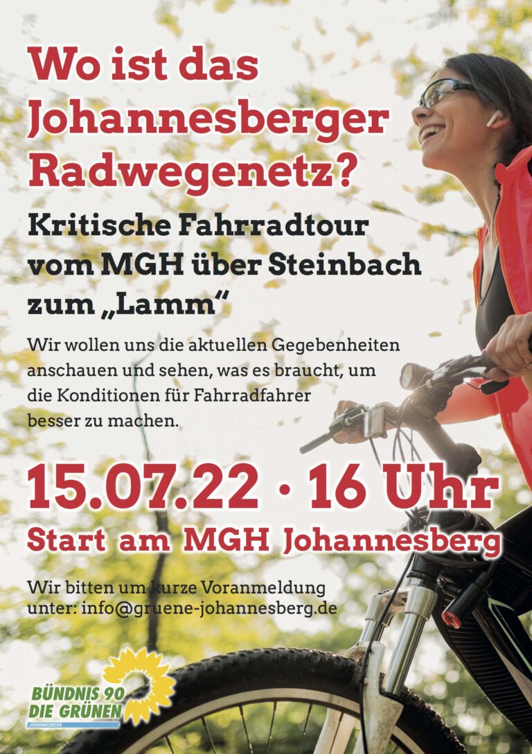 Wo ist das Johannesberger Radwegenetz?